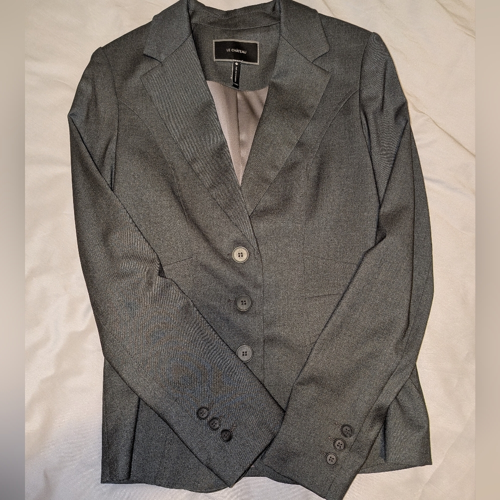 Charcoal Grey Suit Jacket Blazer